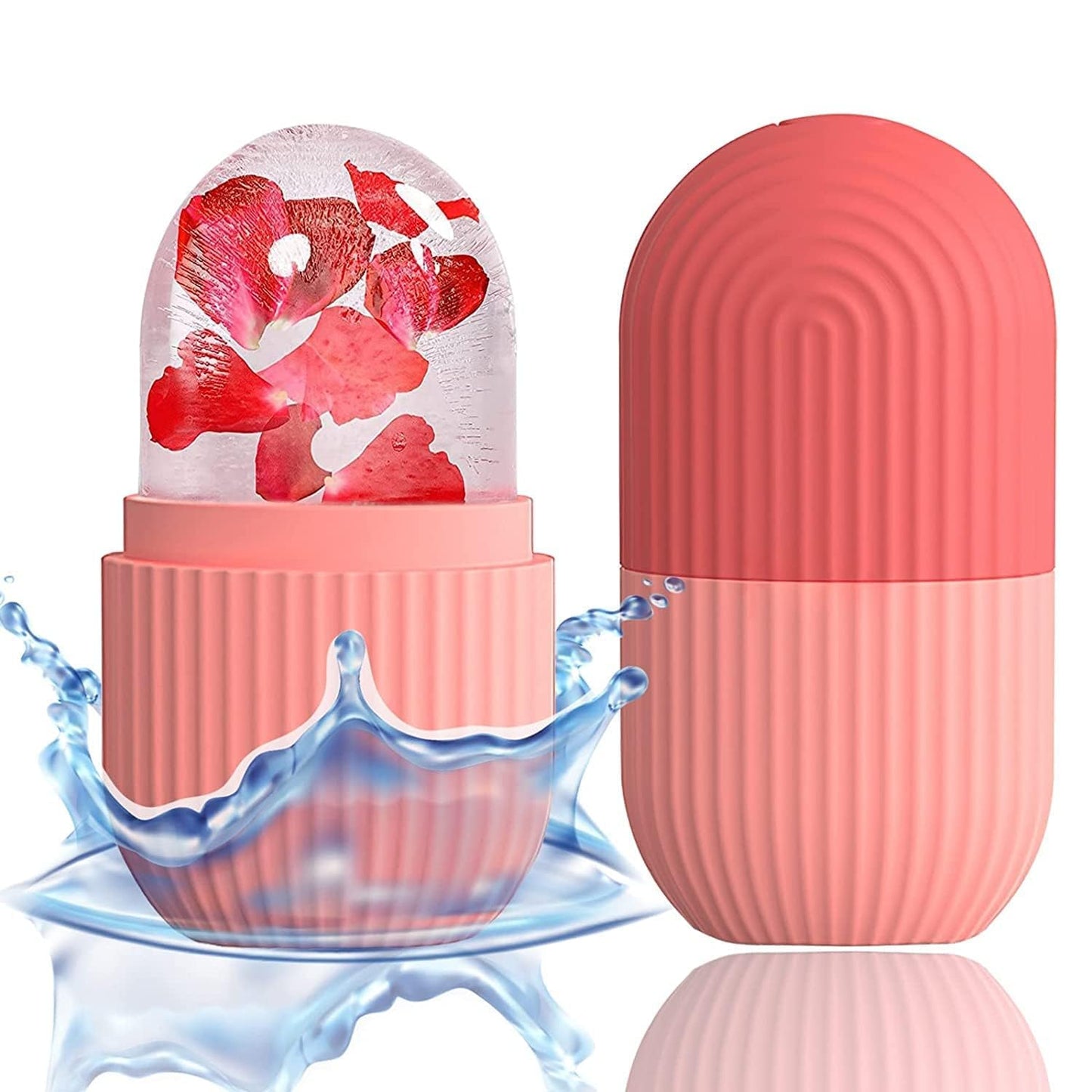 Pack of 3 - Face Ice Roller for Men & Women | Reusable Unbreakable Facial Massager for Puffy Eyes, Glowing Skin & Skin Care