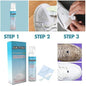 White Shoe Cleaning Foam | No-Wash Sneaker Cleaner & Yellow Stain Remover for White Shoes