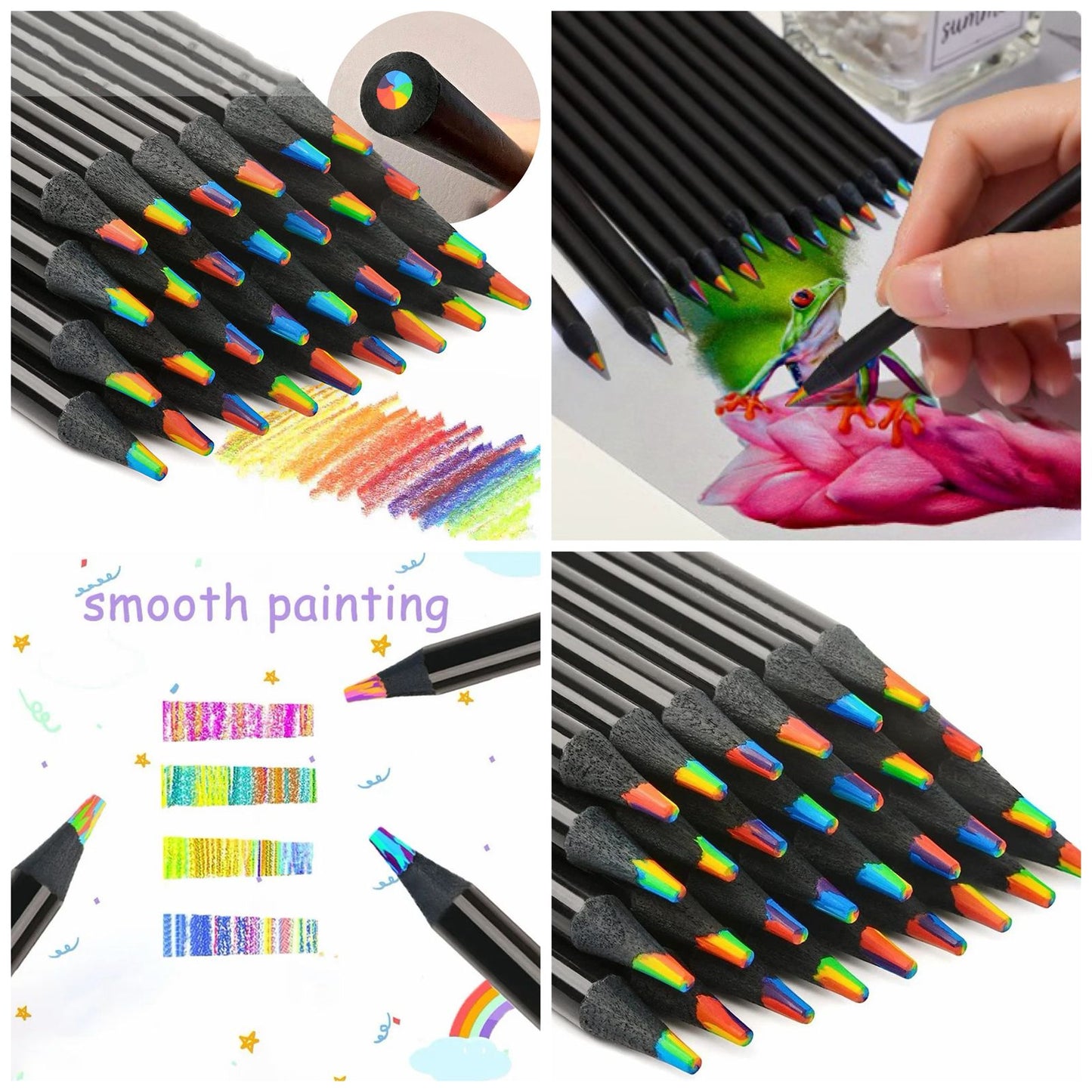 Rainbow Pencil Set