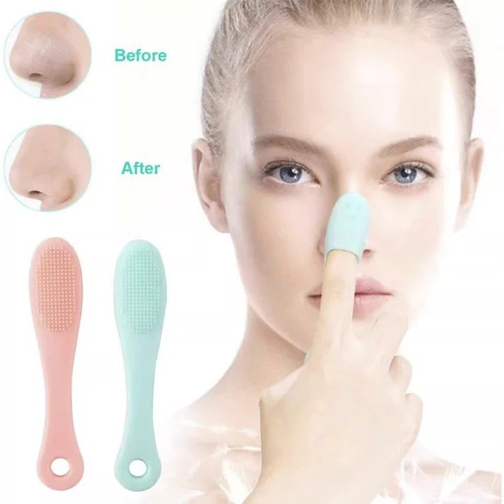 5 Pcs - Silicone Face Cleansing Brush – Gentle Facial Scrubber for Deep Pore Cleaning, Exfoliation & Daily Skincare
