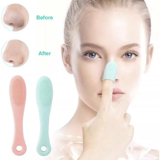 5 Pcs - Silicone Face Cleansing Brush – Gentle Facial Scrubber for Deep Pore Cleaning, Exfoliation & Daily Skincare
